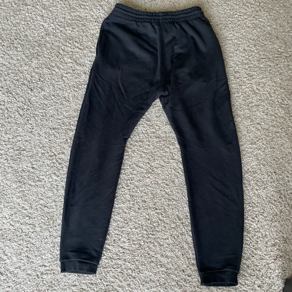 Reebok Black Mens Small Big Logo Joggers - Picture 2 of 5